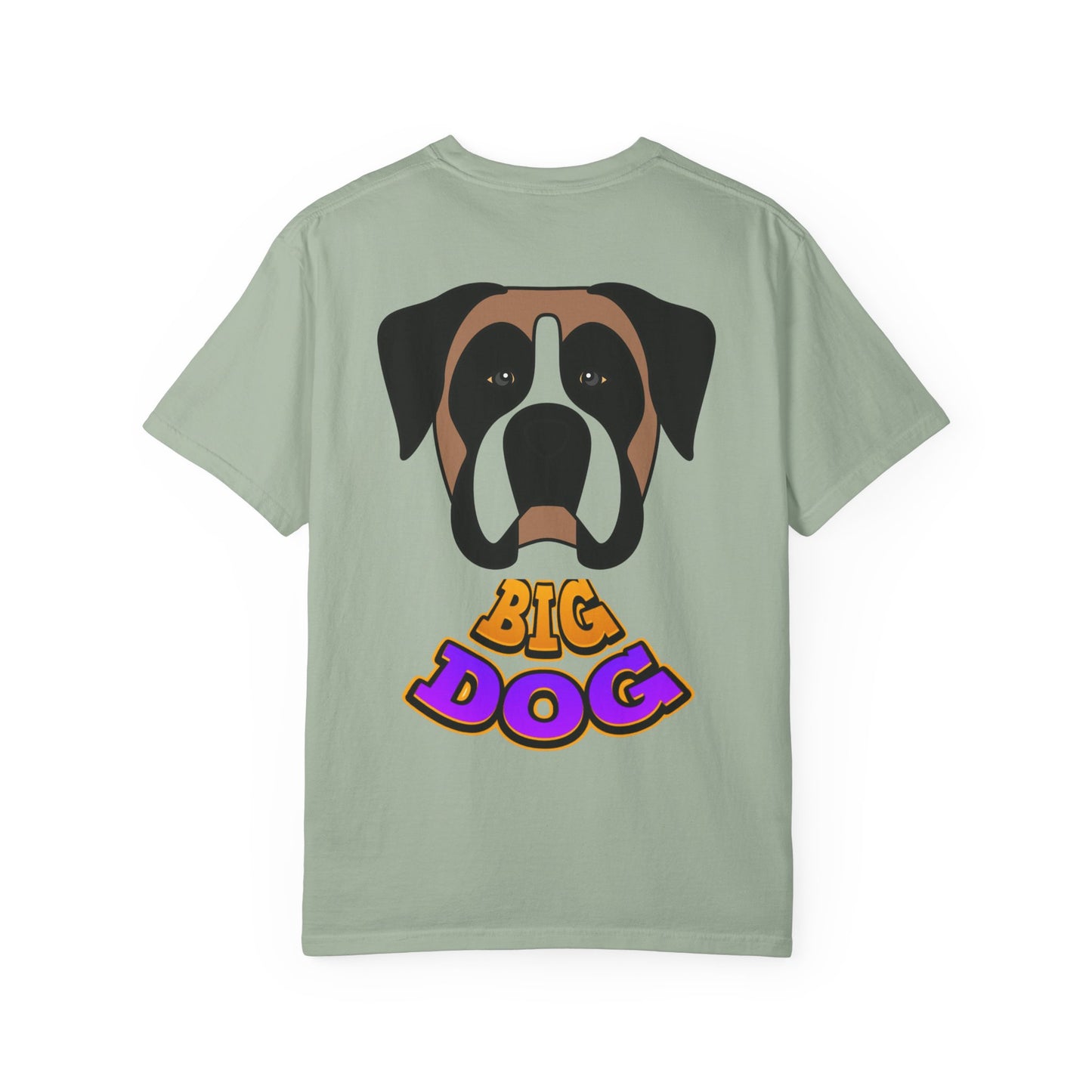 Big Dog Graphic T-Shirt — 'HYPUG' Retro Logo with Illustrated Boxer Dog