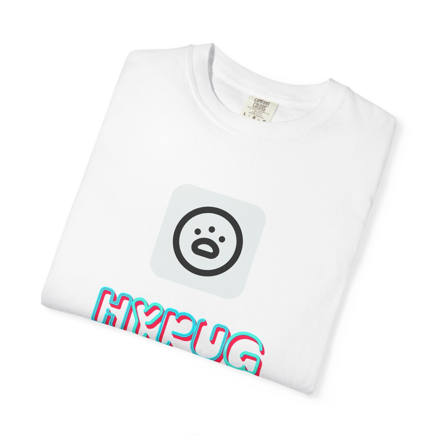 Big Dog Graphic T-Shirt — 'HYPUG' Retro Logo with Illustrated Boxer Dog
