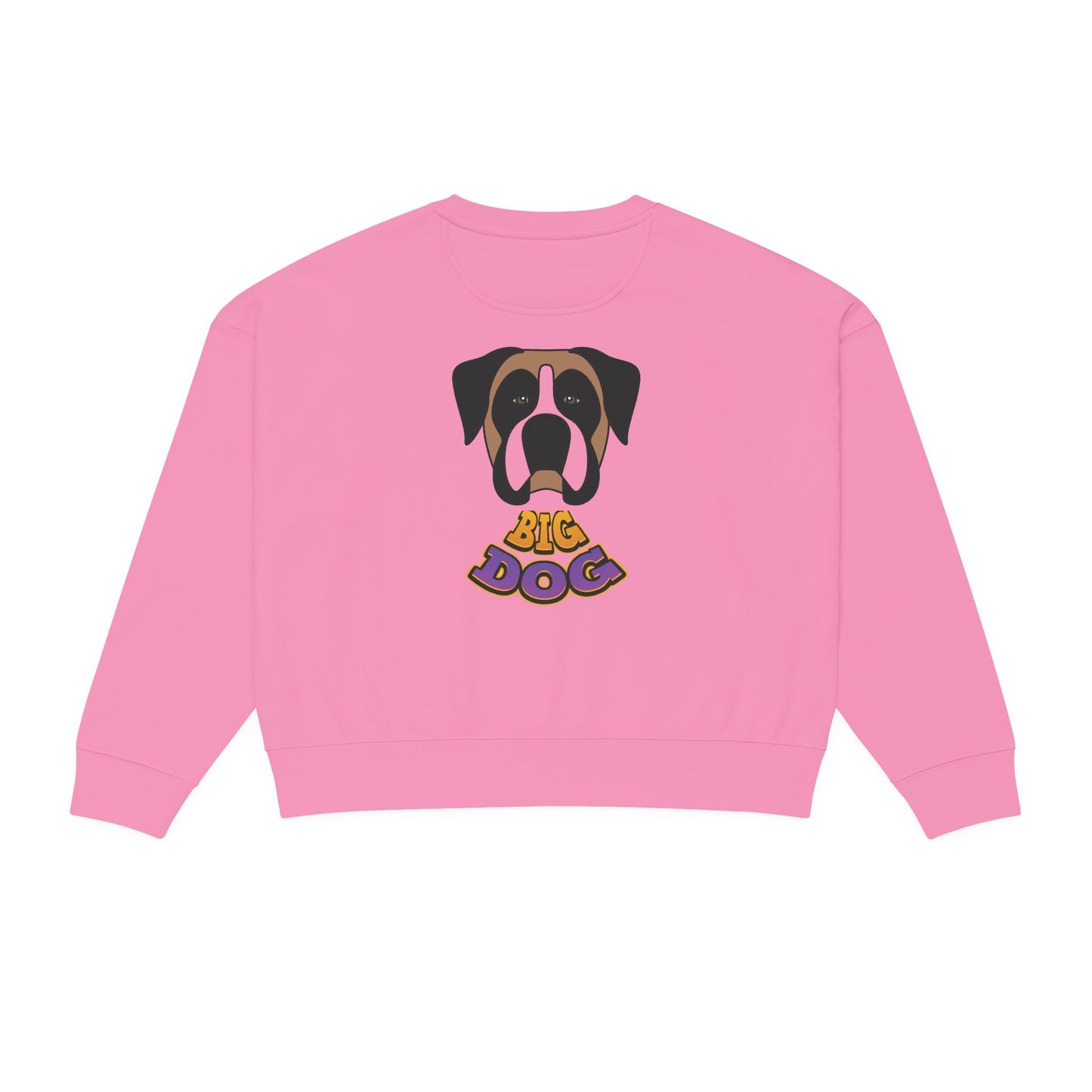 Big Dog Graphic Sweatshirt — Cute Retro Puppy Crewneck