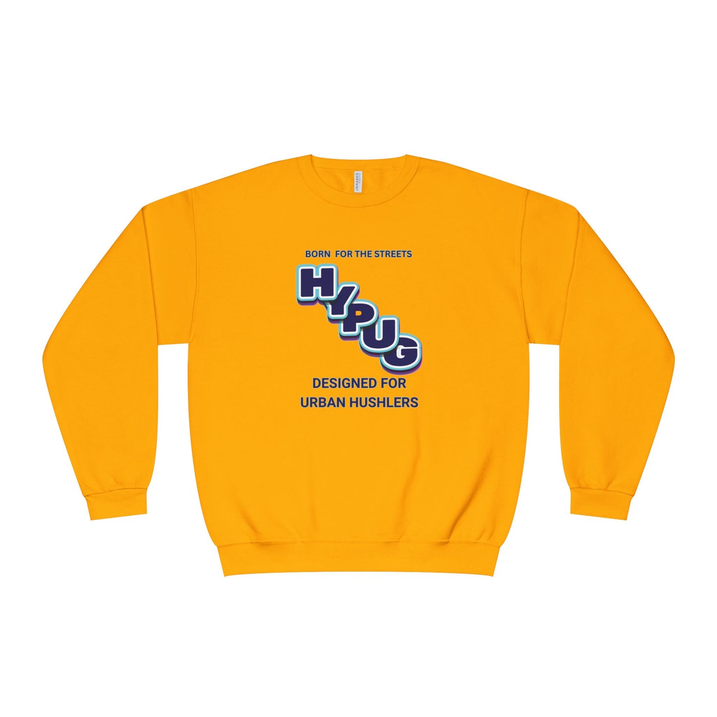 Hypug Urban Dogs Crewneck Sweatshirt — Graphic Puppy Logo Back Print