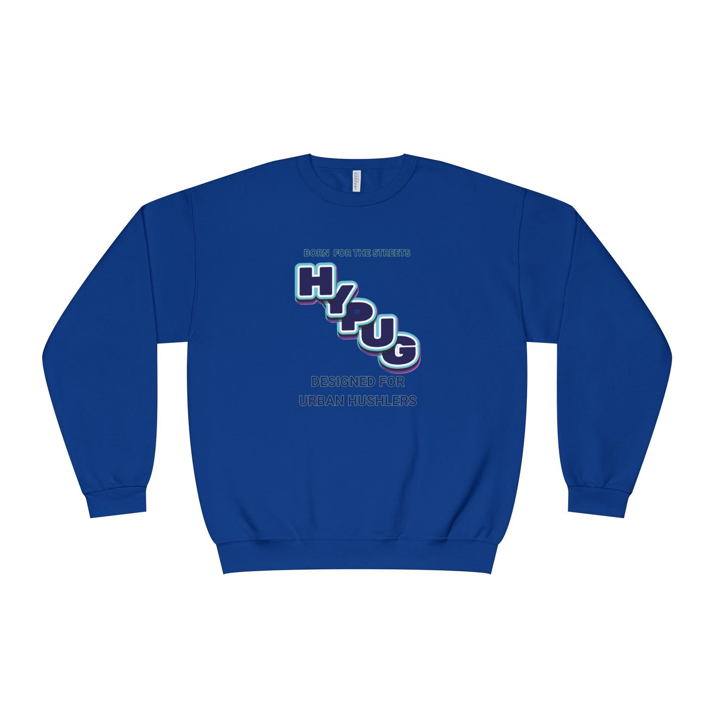 Hypug Urban Dogs Crewneck Sweatshirt — Graphic Puppy Logo Back Print