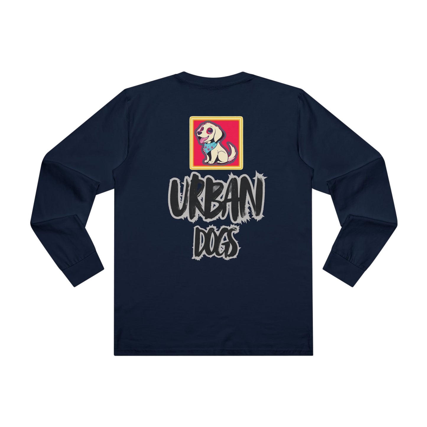 Urban Dogs Longsleeve Tee — "Hypug" Streetwear Graphic for Urban Hustlers