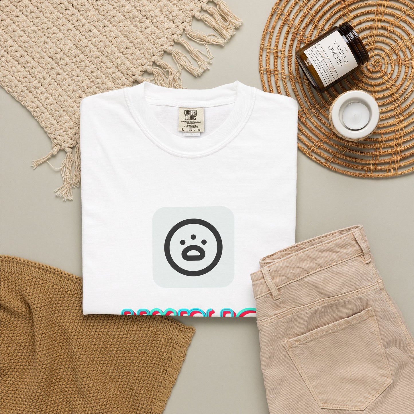 Big Dog Graphic T-Shirt — 'HYPUG' Retro Logo with Illustrated Boxer Dog