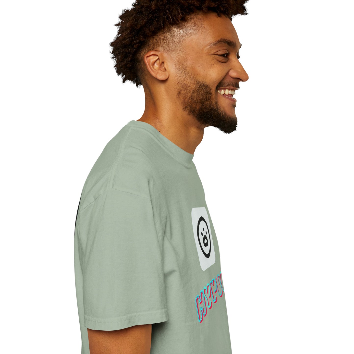 Big Dog Graphic T-Shirt — 'HYPUG' Retro Logo with Illustrated Boxer Dog
