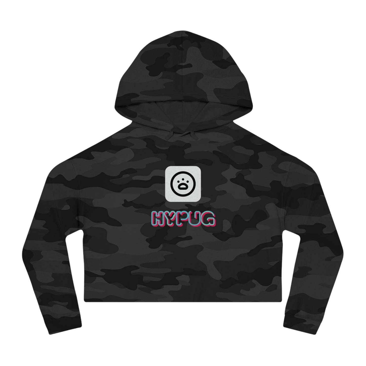 Cropped Hoodie — Cute Boxer Hypug “Big Dog” Graphic