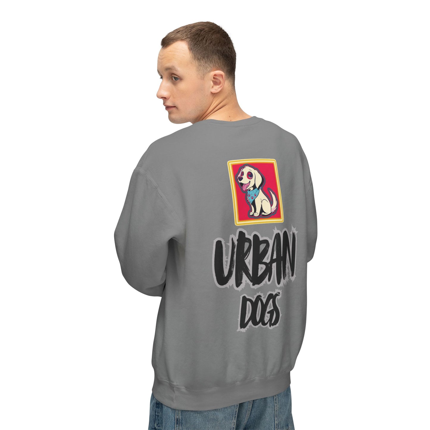 Crewneck Sweatshirt — “HYPUG: Born for the Streets / Designed for Urban Hushlers”