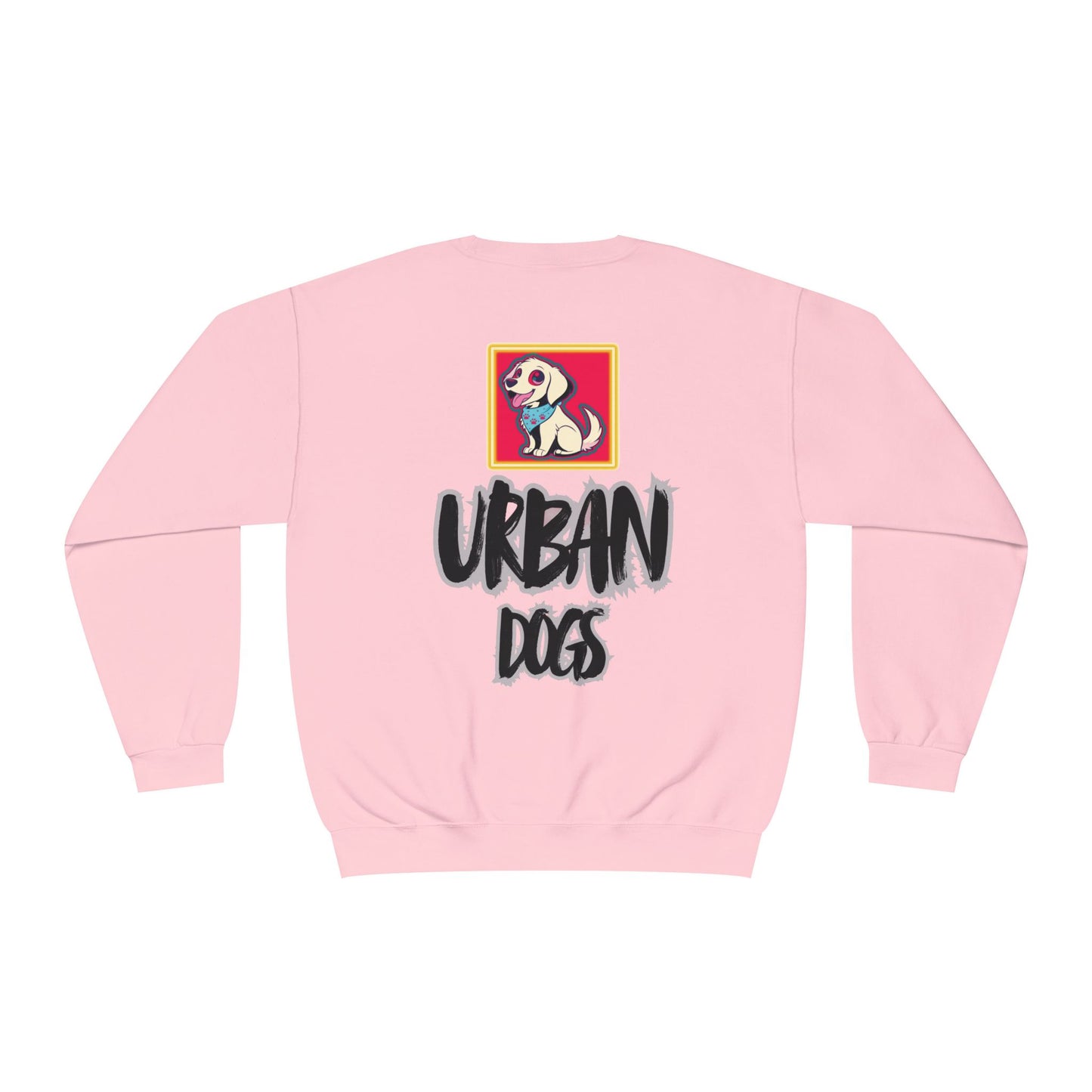 Hypug Urban Dogs Crewneck Sweatshirt — Graphic Puppy Logo Back Print