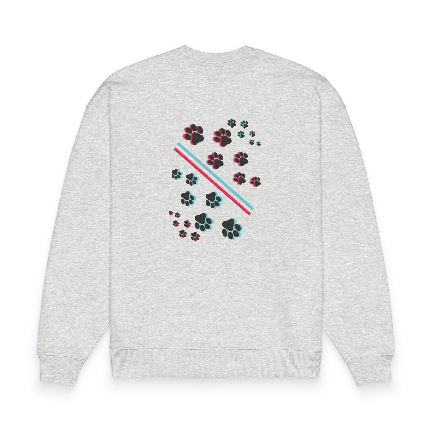HYPUG Retro Paw-Print Sweatshirt