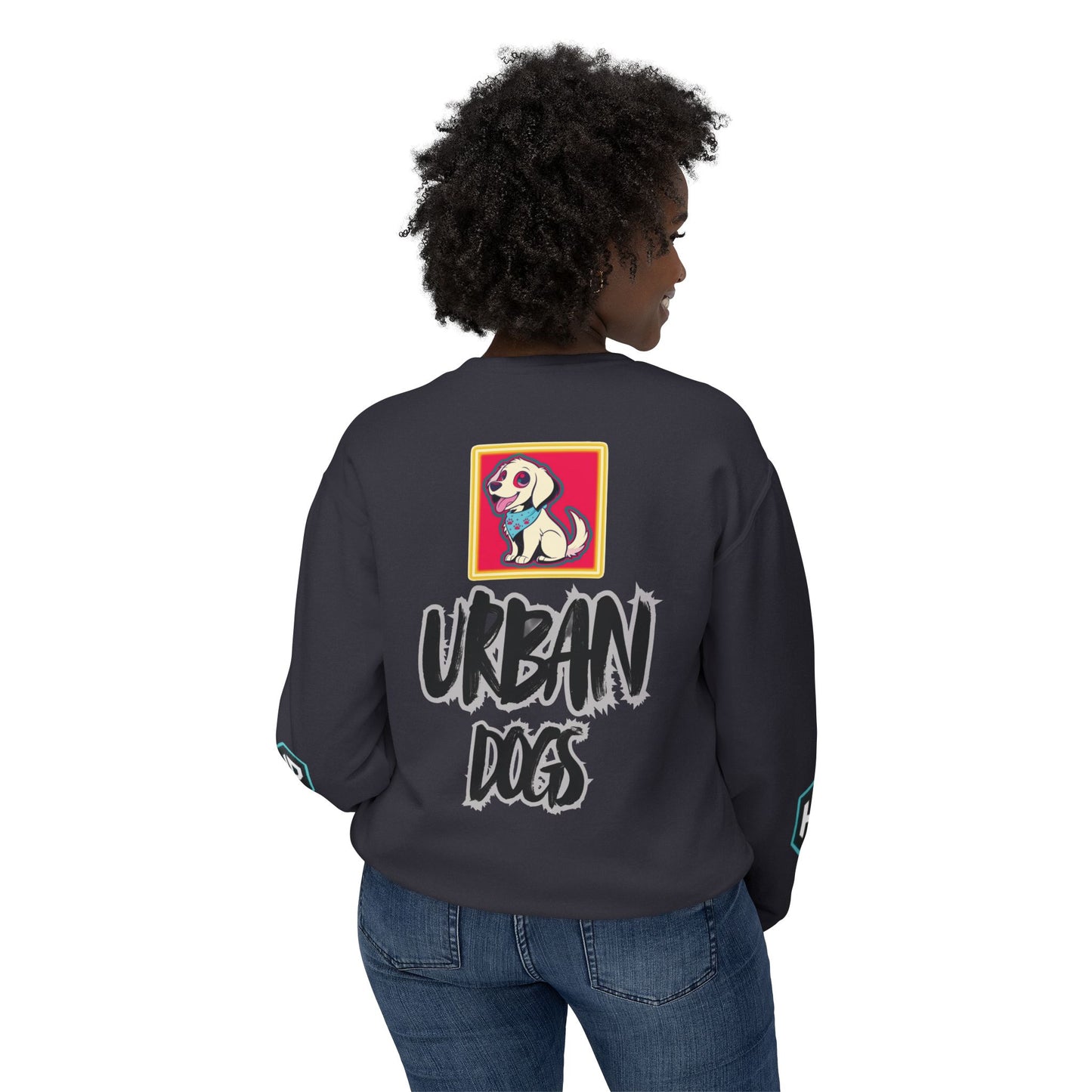 Crewneck Sweatshirt — “HYPUG: Born for the Streets / Designed for Urban Hushlers”
