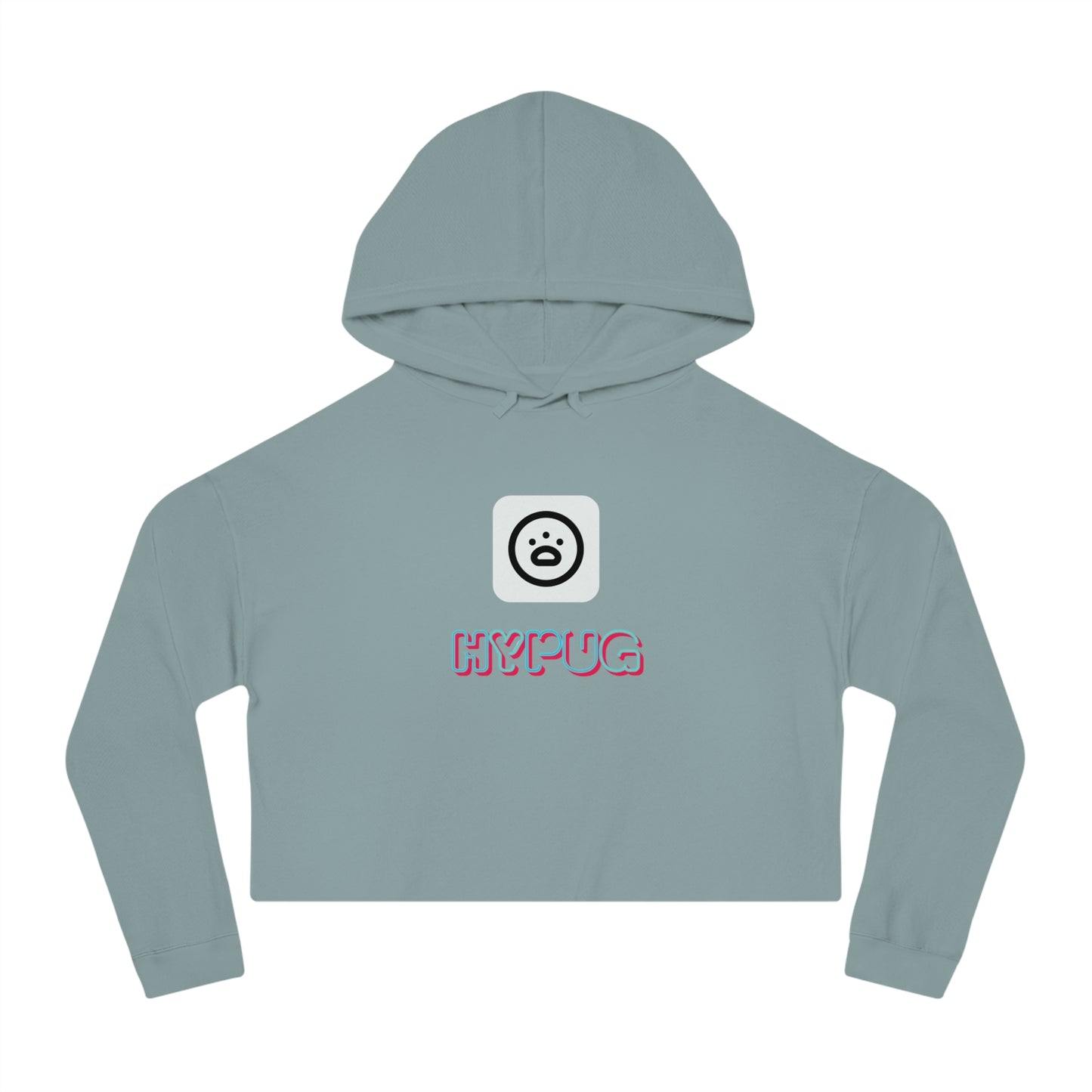 Cropped Hoodie — Cute Boxer Hypug “Big Dog” Graphic