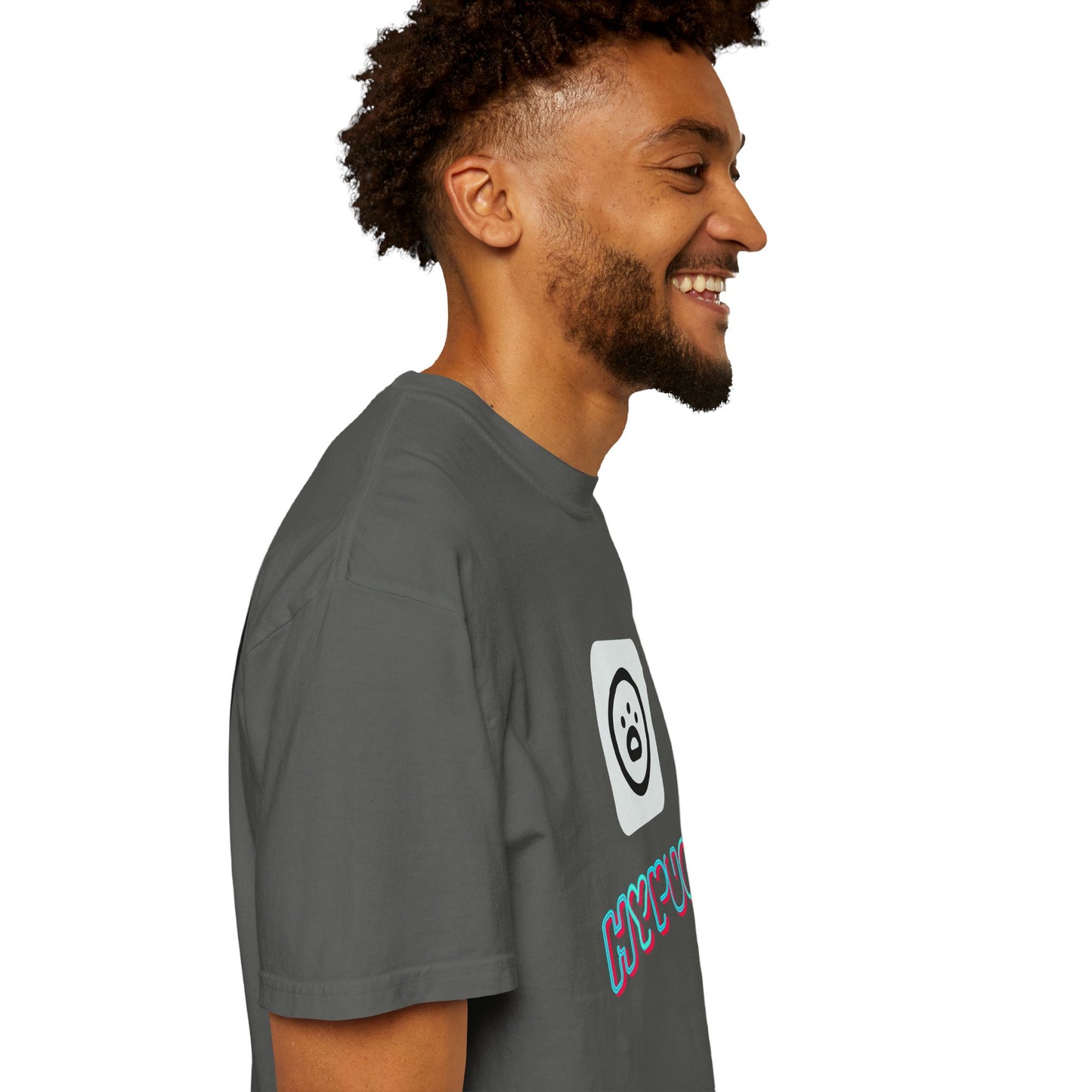 Big Dog Graphic T-Shirt — 'HYPUG' Retro Logo with Illustrated Boxer Dog