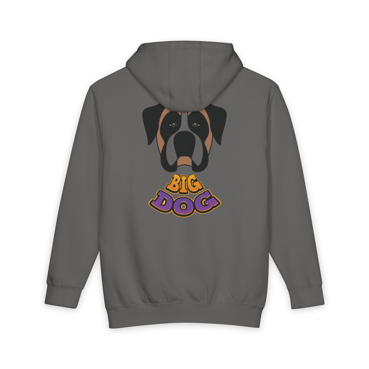 Hypug Big Dog Hoodie - Cute Boxer Illustration "Big Dog" Pullover