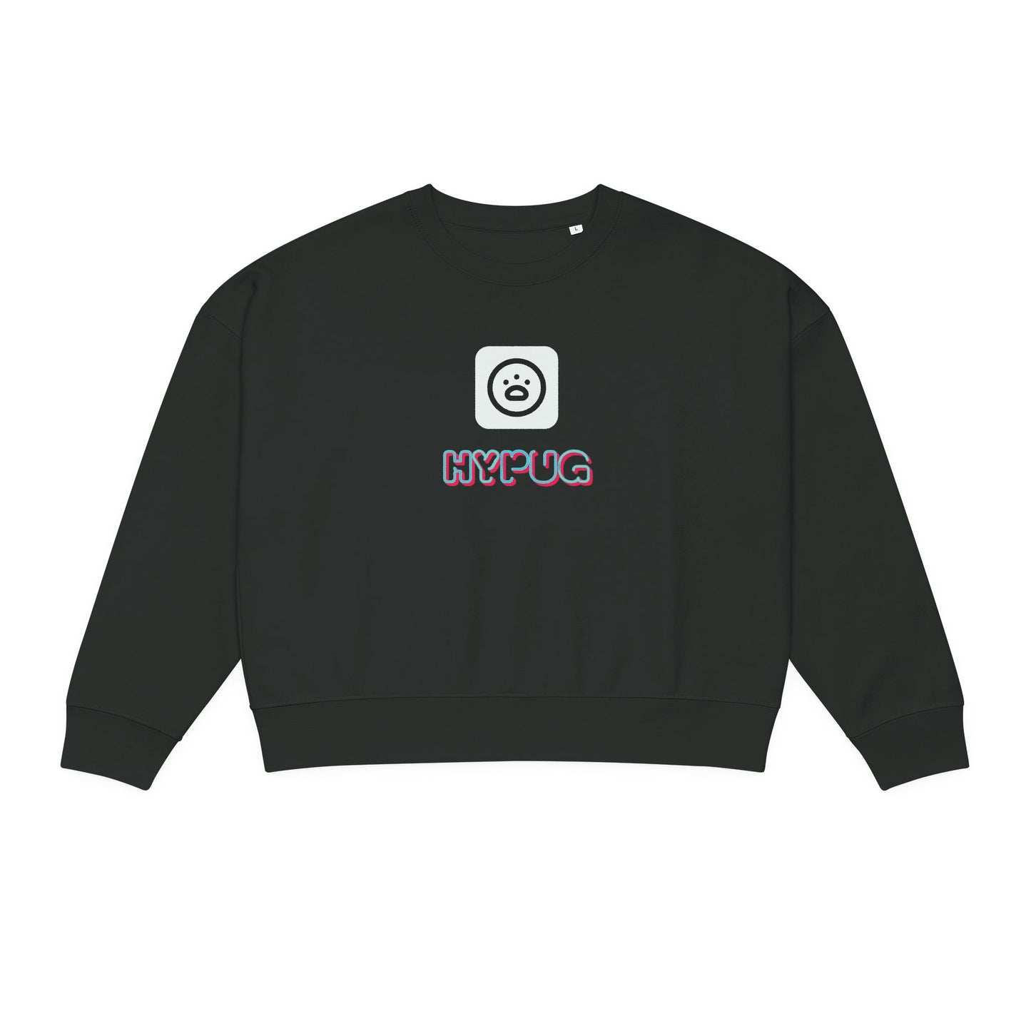 Big Dog Graphic Sweatshirt — Cute Retro Puppy Crewneck