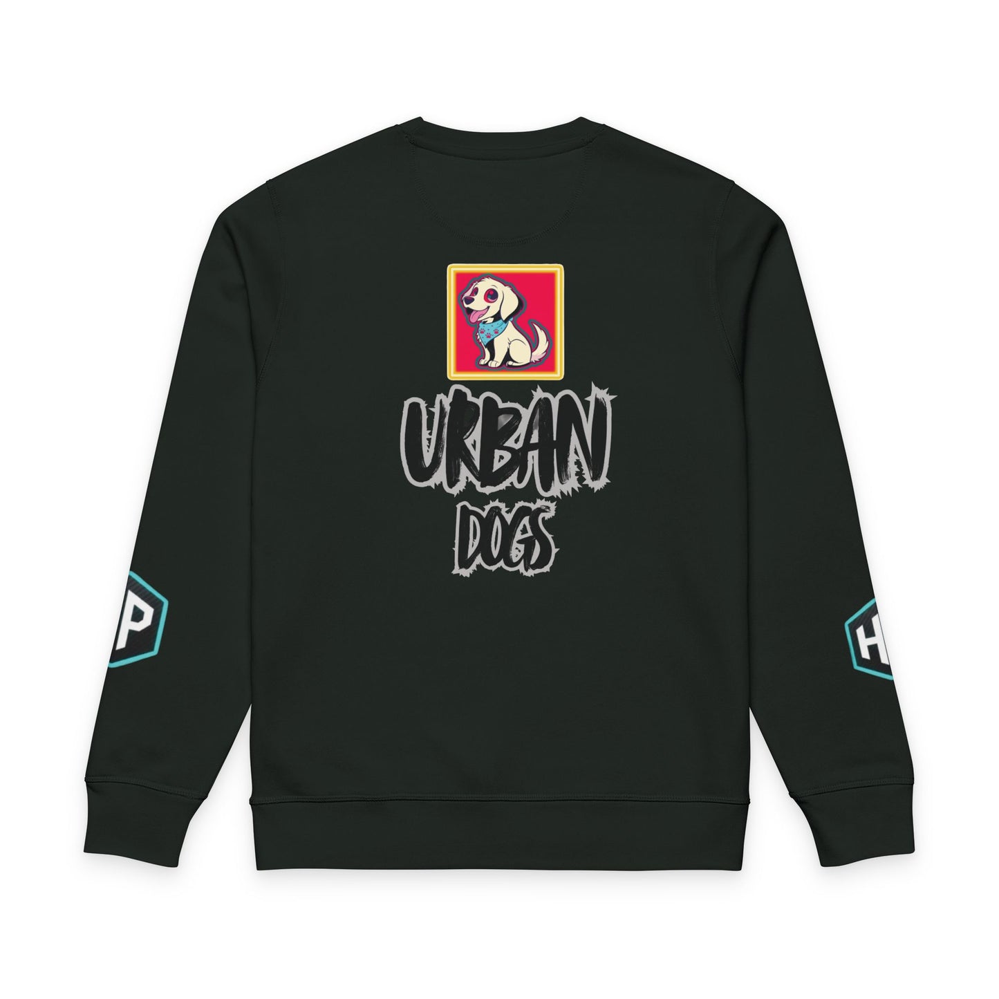 Hypug Urban Dogs Sweatshirt — "Born for the Streets" Graphic Crewneck