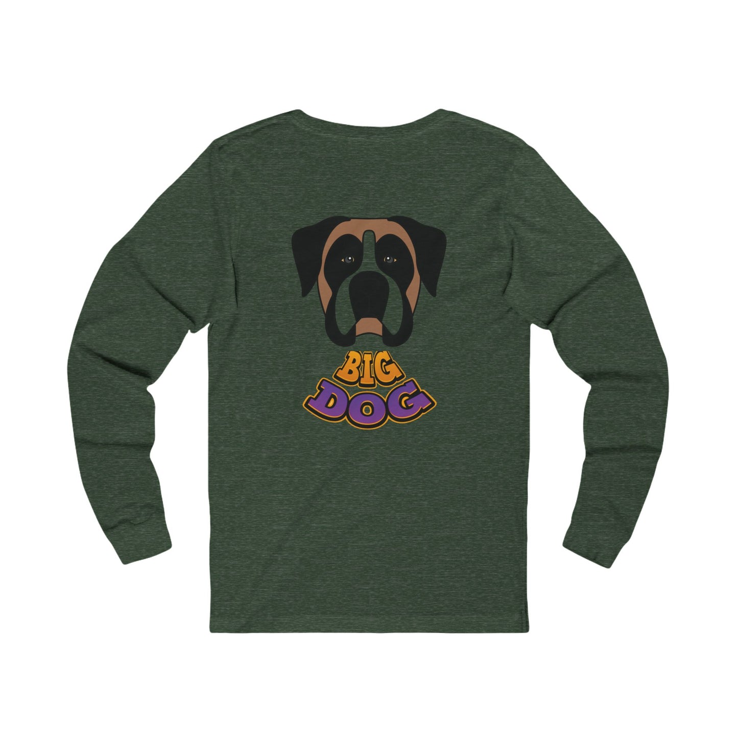 Big Dog Graphic Long Sleeve Tee — St. Bernard Illustration