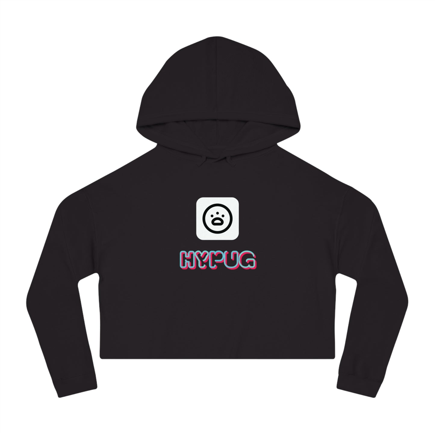 Cropped Hoodie — Cute Boxer Hypug “Big Dog” Graphic