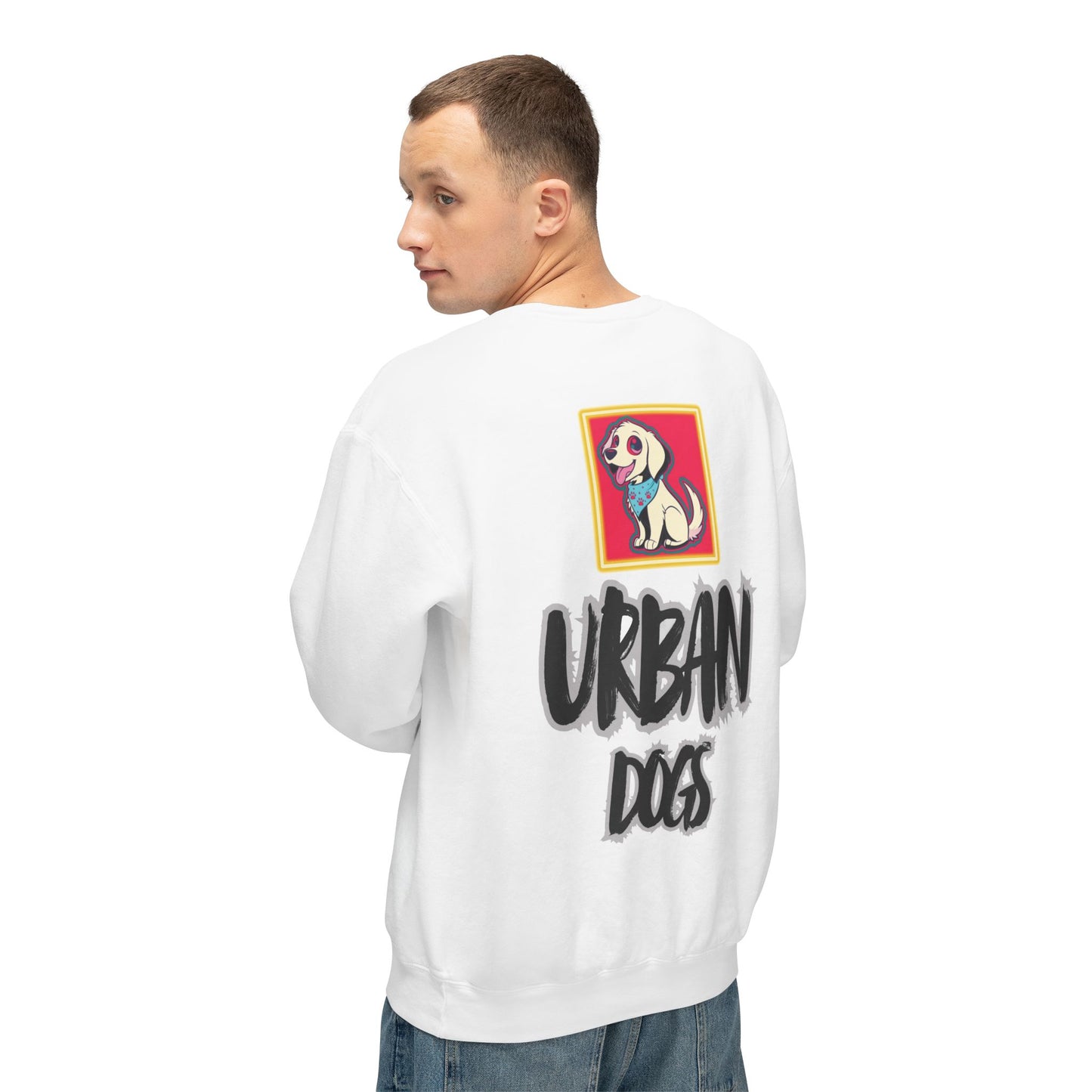 Crewneck Sweatshirt — “HYPUG: Born for the Streets / Designed for Urban Hushlers”