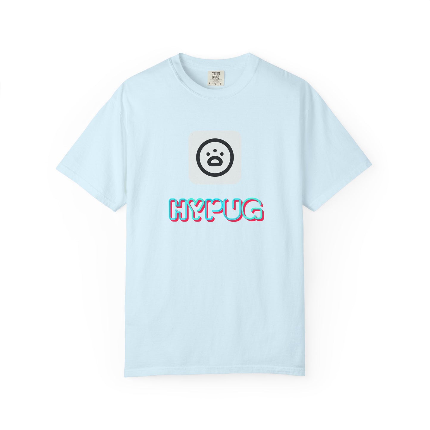 Big Dog Graphic T-Shirt — 'HYPUG' Retro Logo with Illustrated Boxer Dog
