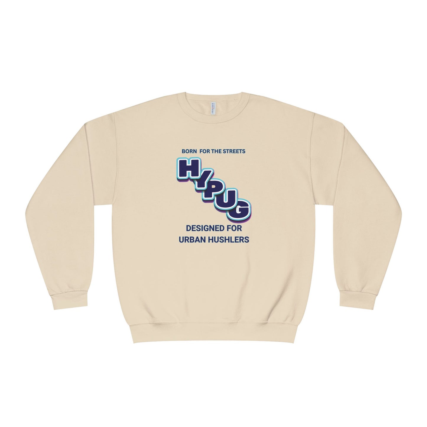 Hypug Urban Dogs Crewneck Sweatshirt — Graphic Puppy Logo Back Print