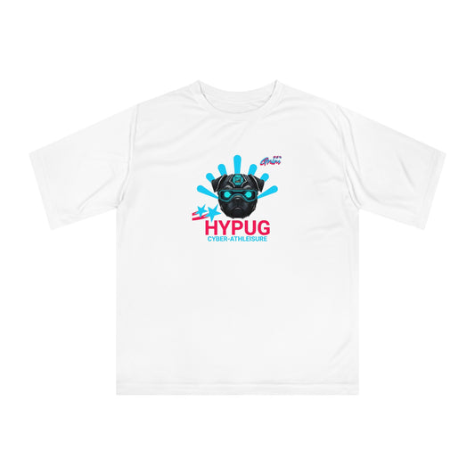 HYPUG Cyber Pug Performance T-Shirt White