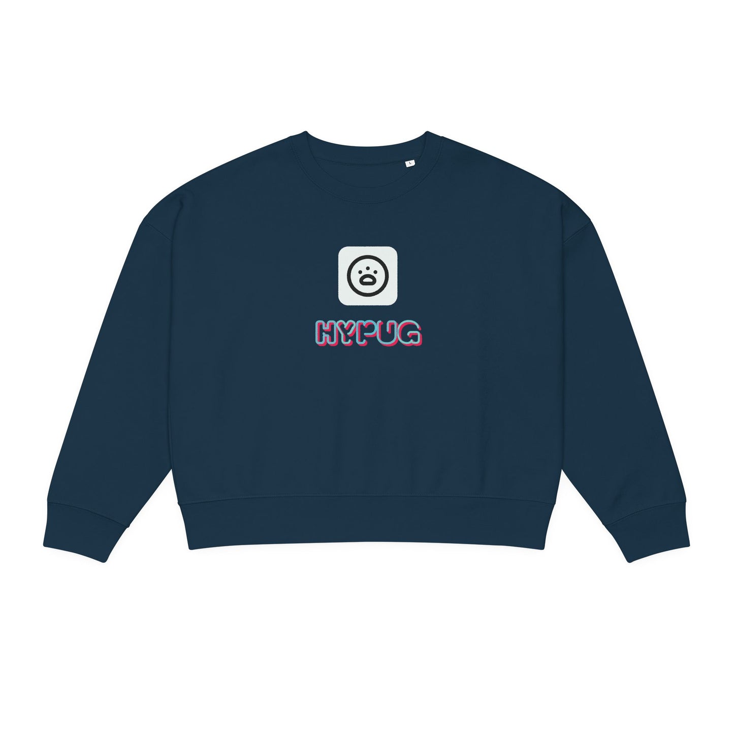 Big Dog Graphic Sweatshirt — Cute Retro Puppy Crewneck
