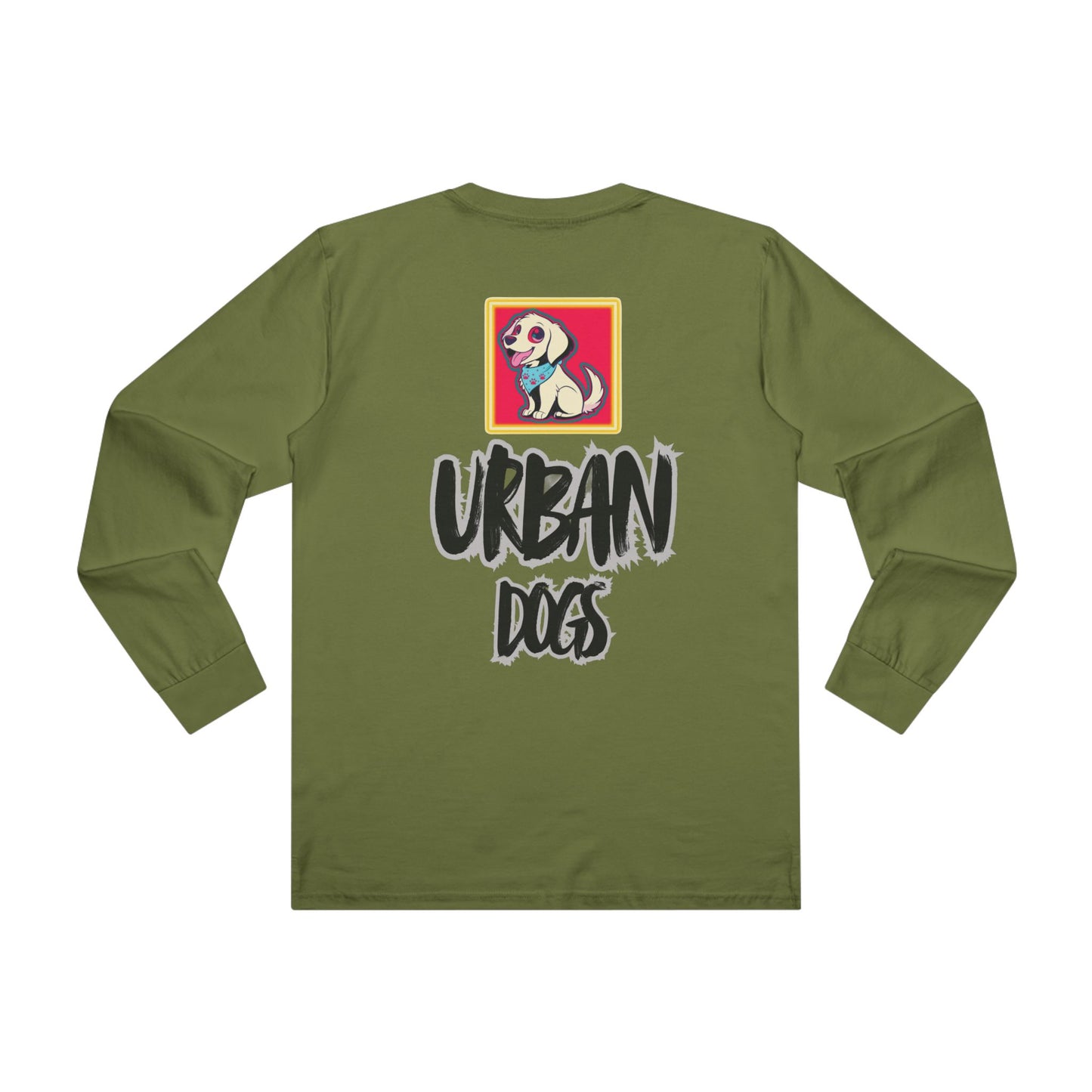 Urban Dogs Longsleeve Tee — "Hypug" Streetwear Graphic for Urban Hustlers