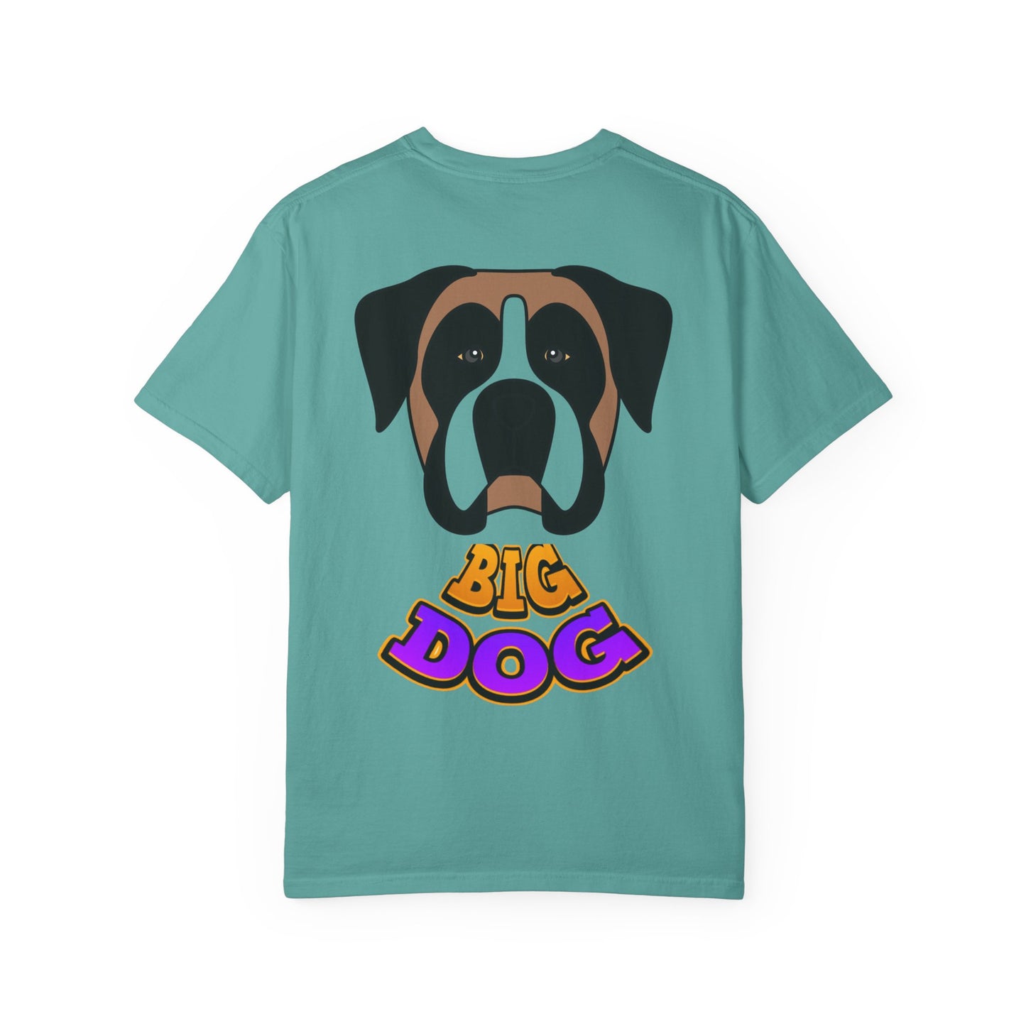 Big Dog Graphic T-Shirt — 'HYPUG' Retro Logo with Illustrated Boxer Dog