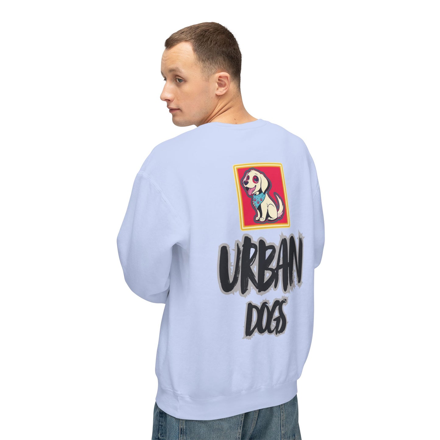 Crewneck Sweatshirt — “HYPUG: Born for the Streets / Designed for Urban Hushlers”
