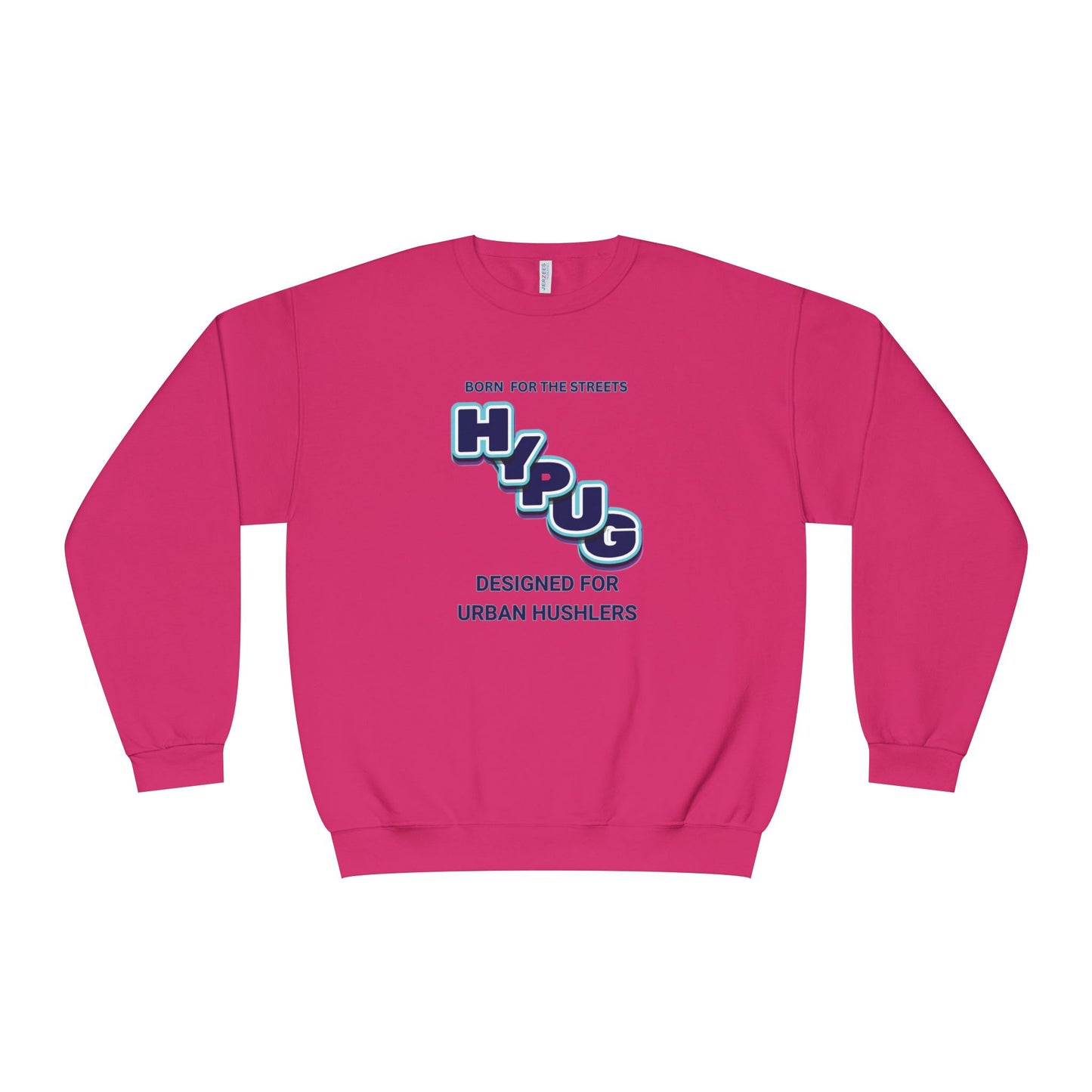 Hypug Urban Dogs Crewneck Sweatshirt — Graphic Puppy Logo Back Print