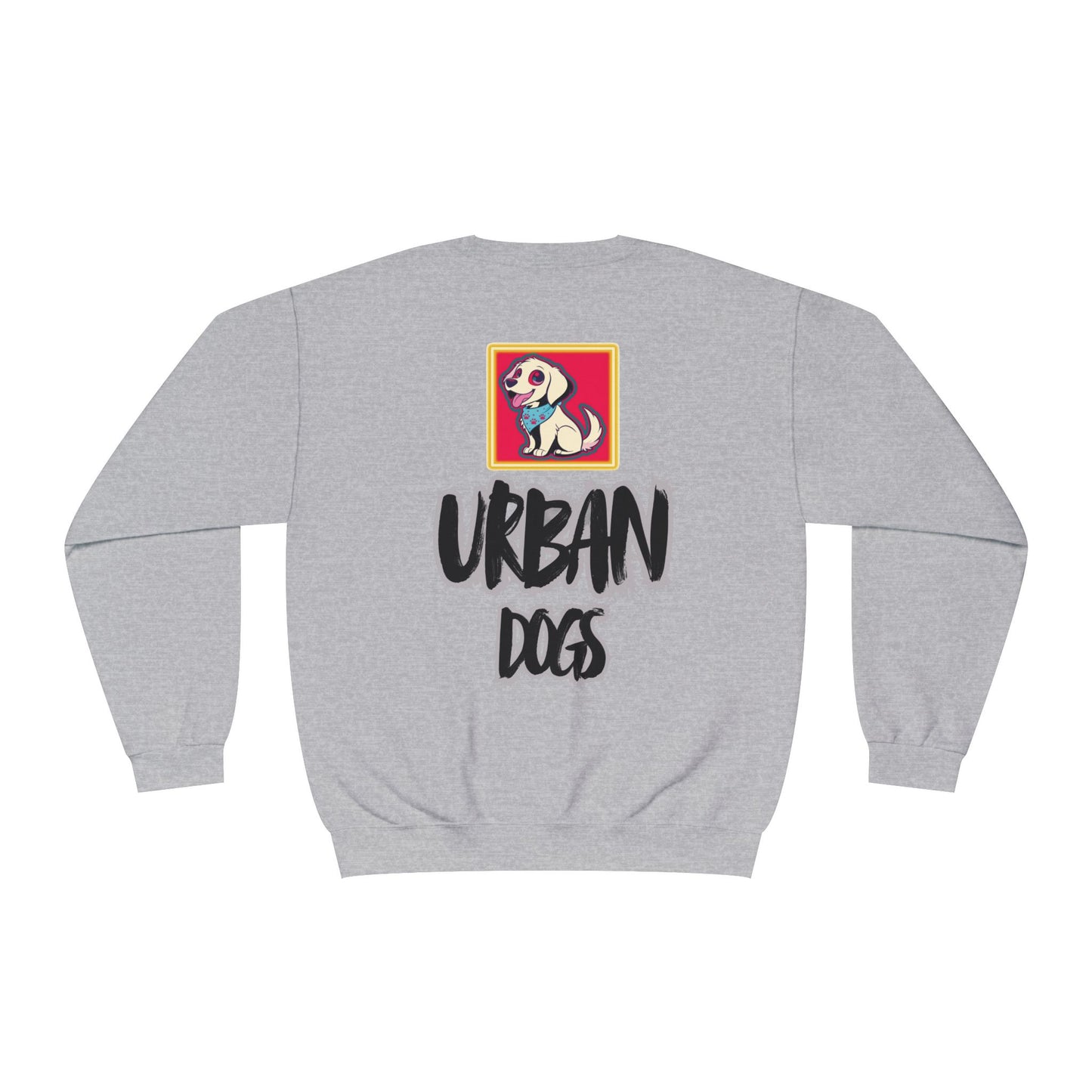 Hypug Urban Dogs Crewneck Sweatshirt — Graphic Puppy Logo Back Print