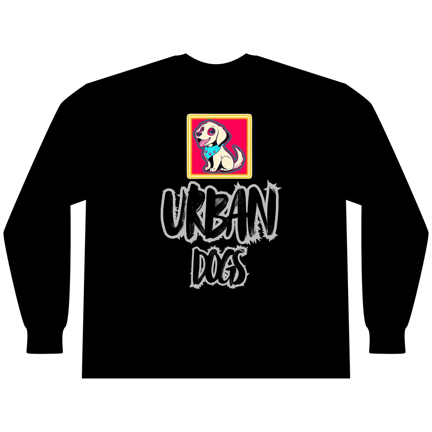 Urban Dogs Long Sleeve Tee — "Hypug" Streetwear Graphic