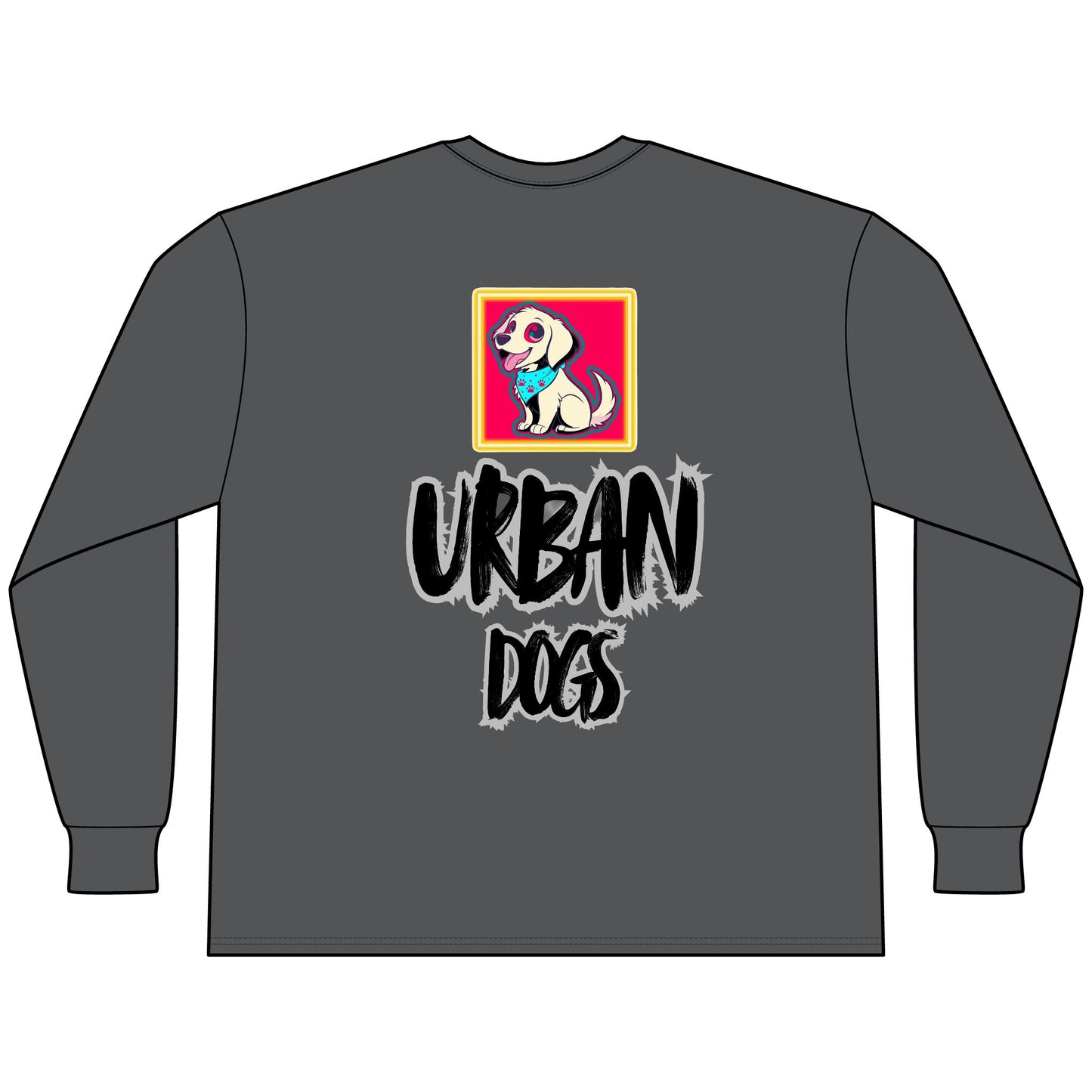 Urban Dogs Long Sleeve Tee — "Hypug" Streetwear Graphic
