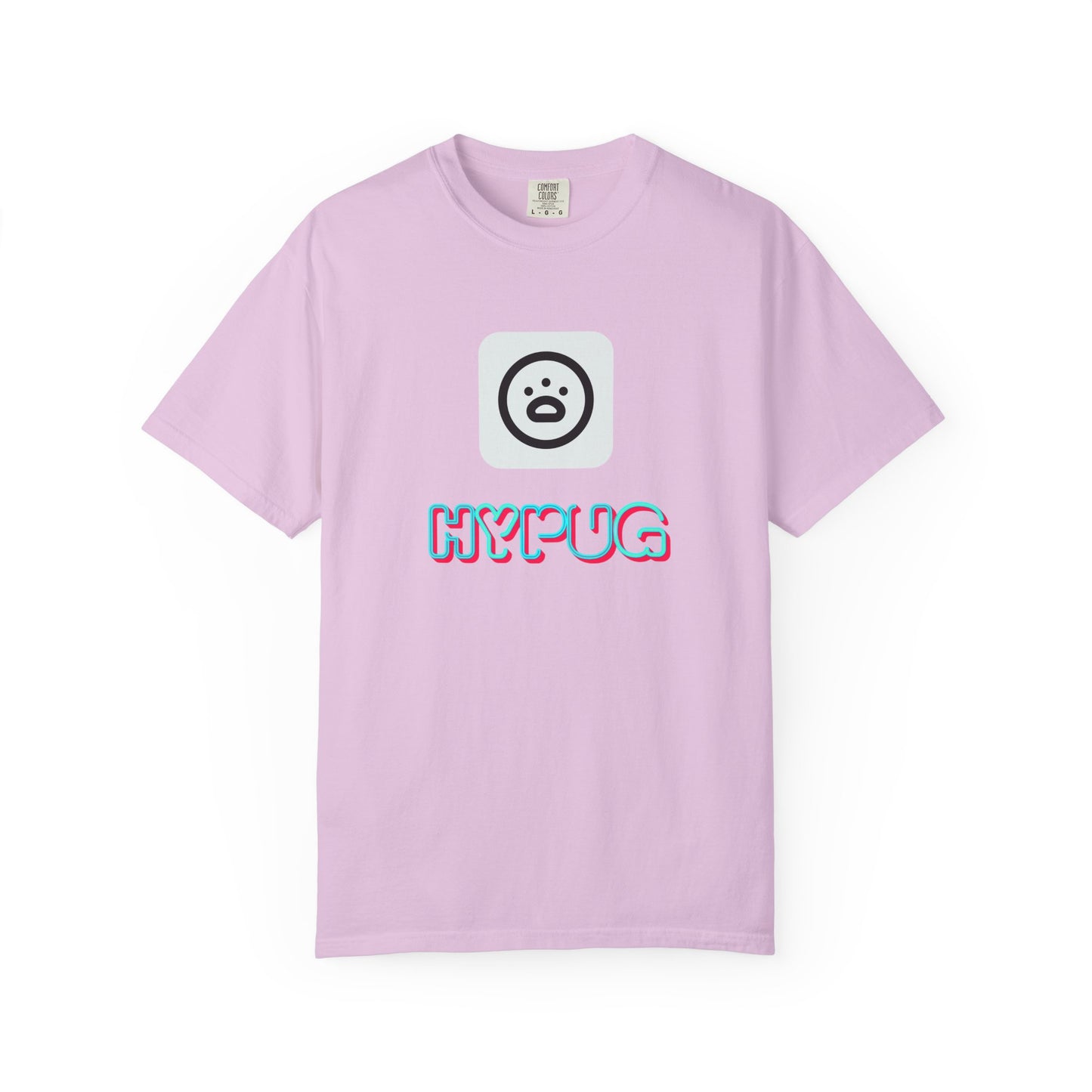 Big Dog Graphic T-Shirt — 'HYPUG' Retro Logo with Illustrated Boxer Dog
