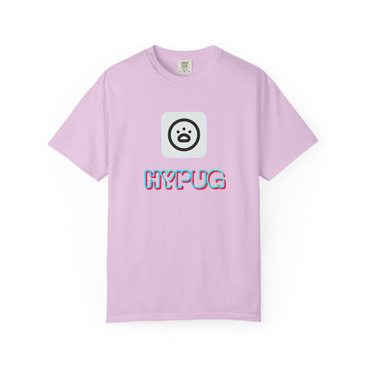 Big Dog Graphic T-Shirt — 'HYPUG' Retro Logo with Illustrated Boxer Dog