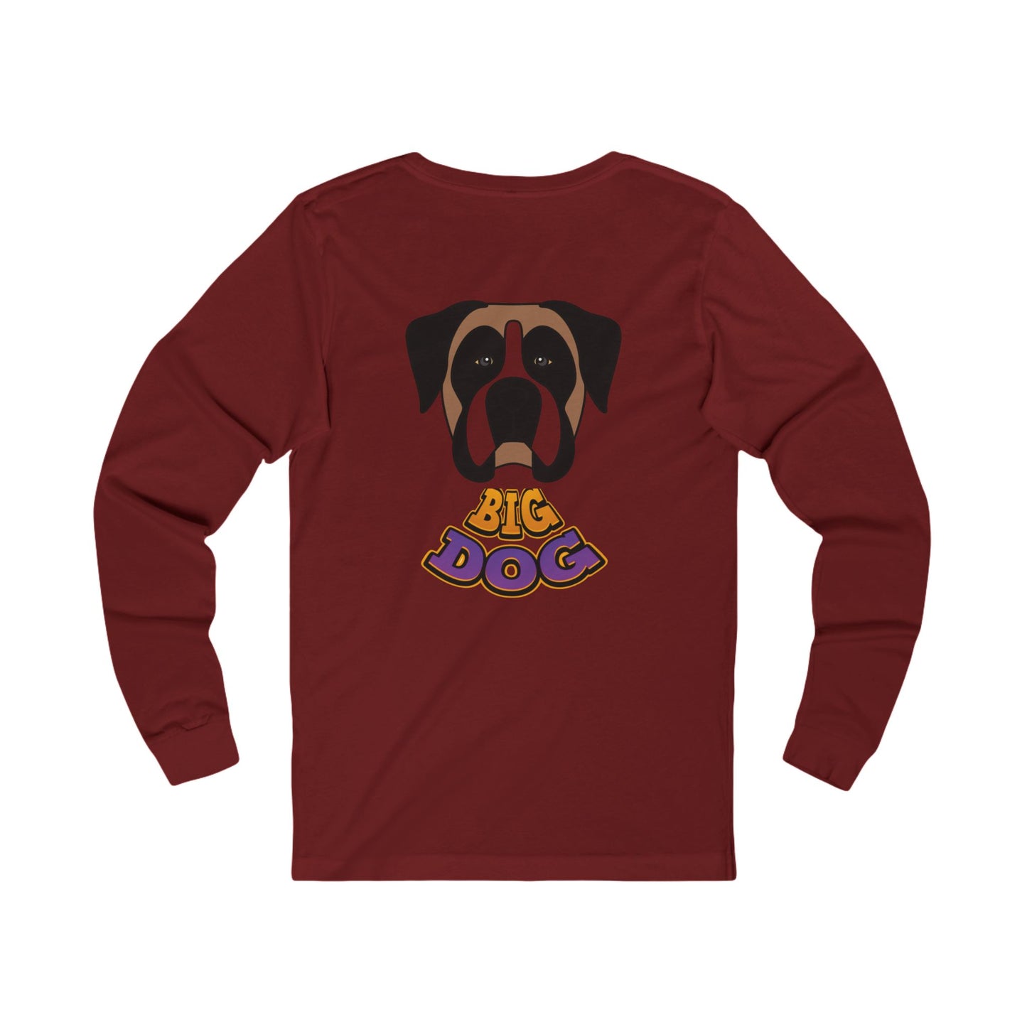 Big Dog Graphic Long Sleeve Tee — St. Bernard Illustration