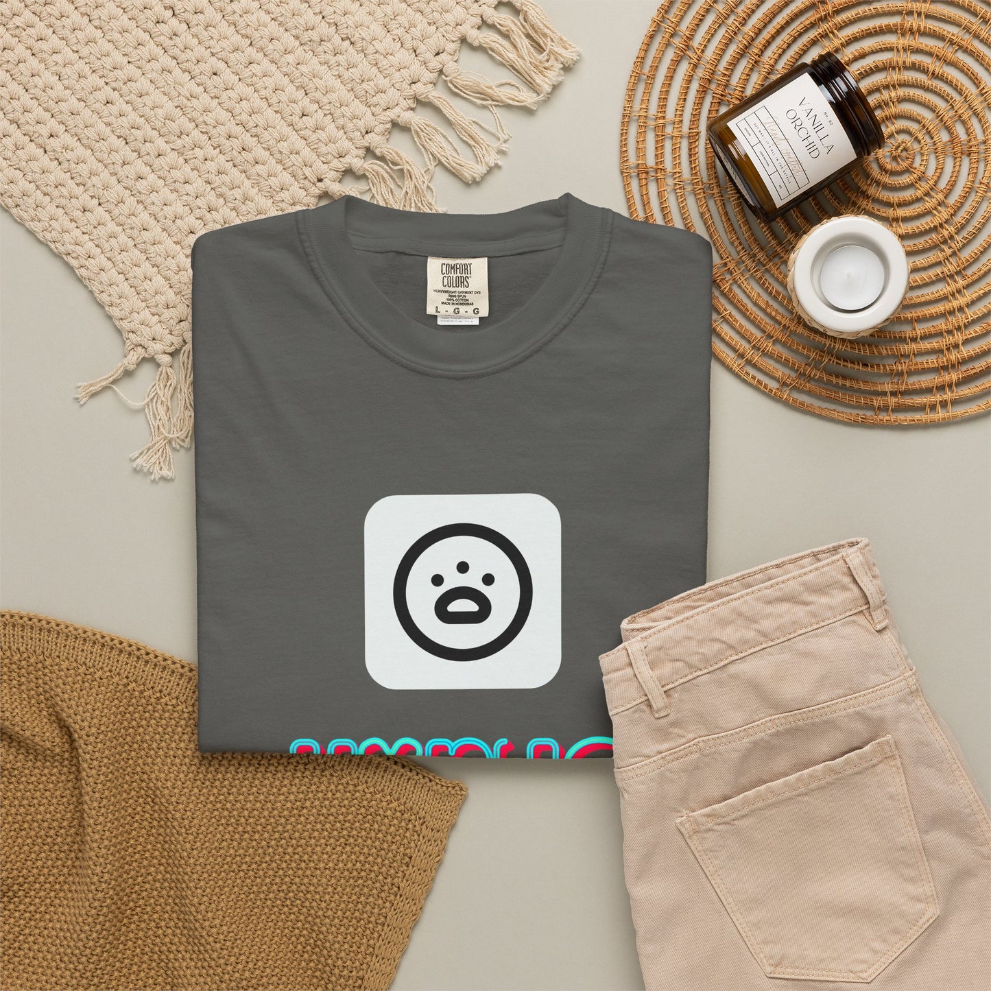 Big Dog Graphic T-Shirt — 'HYPUG' Retro Logo with Illustrated Boxer Dog
